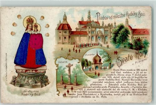 Pribram Kloster Svatá Hora Rodicky Bozi Kalvaria Studanka