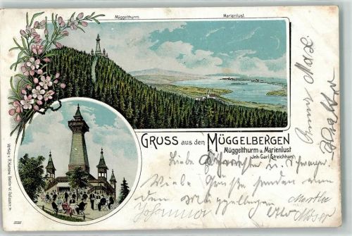 Köpenick 1900 Müggelturm Marienlust