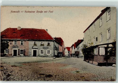 Kemnath Kulmainer Straße mit Post