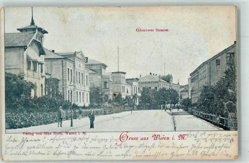 Waren 1901 Güstrower Straße