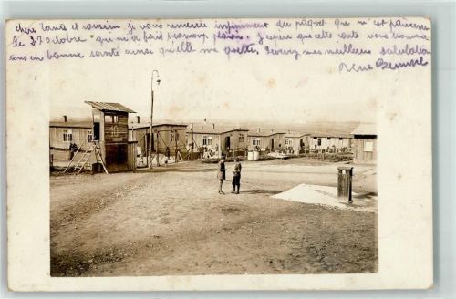 Holzminden Kriegsgefangenenlager Ort handschriftlich 1915 Platz Haus Nr.10