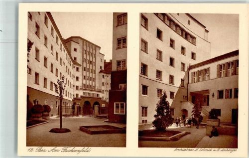 Wien Am Fuchsenfeld Wohnhaus der Gemeinde