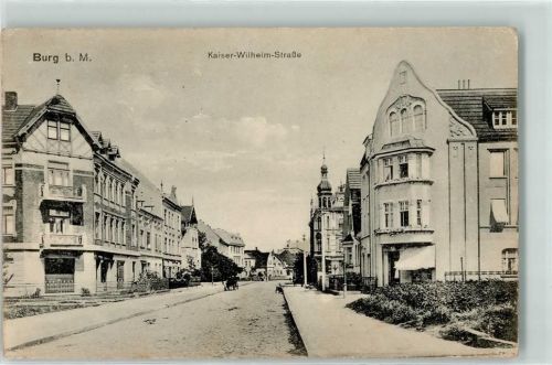 Burg 1915 Kaiser Wilhelm-Straße