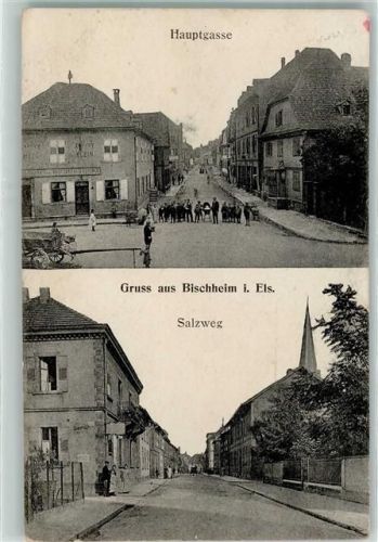 Bischheim 1917 Hauptgasse Salzweg