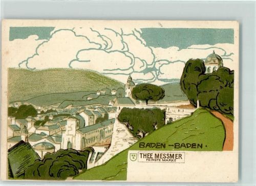 Baden-Baden 1900 Thee Messmer Jugendstil