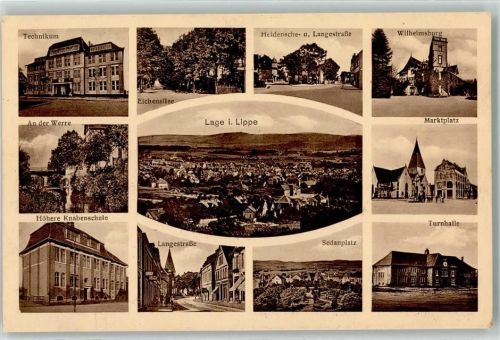 Lage Technikum Höhere Knabenschule Langestraße Wilhelmsburg Marktplatz