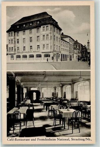 Straubing Cafe-Gasthaus und Fremdenheim National Speisesaal