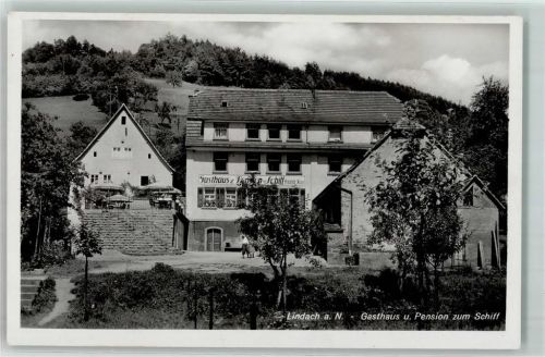 Eberbach Gasthaus Pension Zum Schiff Bes Frdr. Rupp Lindach am Neckar Landpost