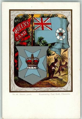 Wappen Känguruh Krone No.80