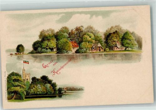 Schwerin Kaninchenwerder Künsterkarte