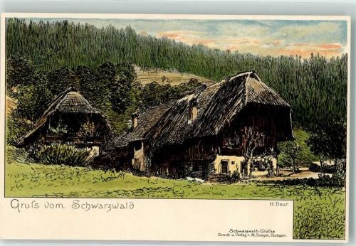 Schwarzwald-Grüsse Schwarzwaldhof Verlag M. Seeger