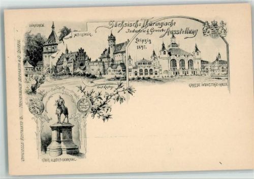 Leipzig 1897 Sächsisch-Thüringische Industrie- und Gewerbe-Ausstellung
