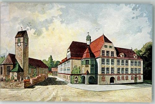 Lindenberg Neues Schulhaus Kirche