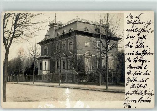 Zehlendorf 1907 Villa Ort lt. Stempel Foto-AK