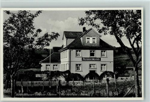 Vielbrunn 1940 Pension Weyrich AK
