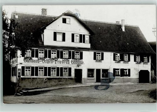 Altensteig 1914 Gasthaus zum Ochsen von Friedrich Ganssle Ort durch Stempel