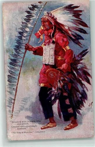 Tucks post card Serie I Hiawatha Nr. 1360