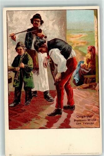 1900 Le Tzigans Zigeunermusik AK