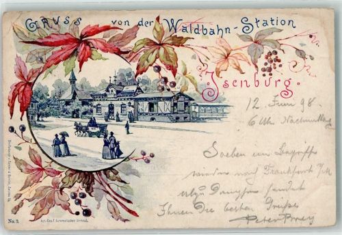 Neu-Isenburg 1898 Waldbahnstation