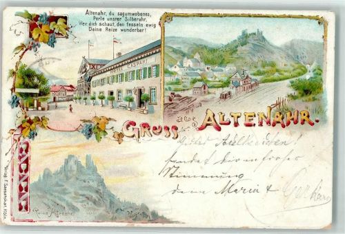 Altenahr Hotel Caspari Ruine Altenahr Bahnhof