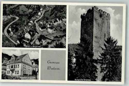 Grenzau Gasthaus Ickenroth Burgruine Landpost