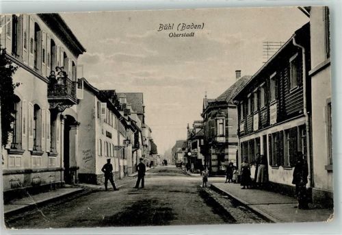 Bühl 1916 Oberstadt Gasthaus Zum Rebstock