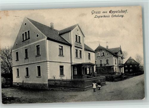 Bad Oppelsdorf 1910 Logierhaus Erholung AK