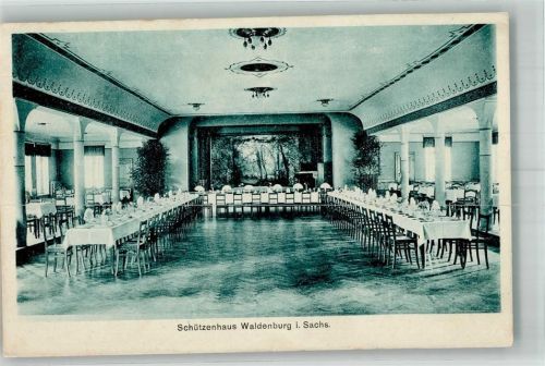 Waldenburg Gasthaus Schützenhaus Festsaal Festtafel