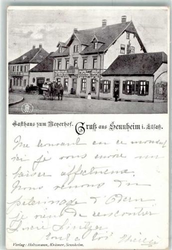 Cernay 1899 Gasthaus zum Wenerhof