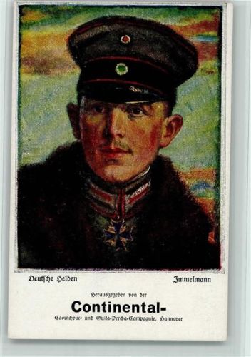 1917 Continental Serie - Deutsche Helden, Immelmann , sehr gute Erhaltung AK