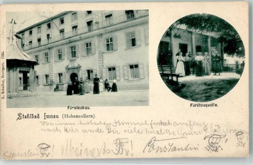 Bad Imnau 1903 Fürstenbau Fürstenquelle