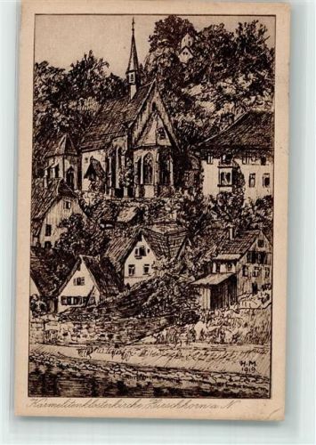 Hirschhorn Karmaliten-Klosterkirche sign. H. M.