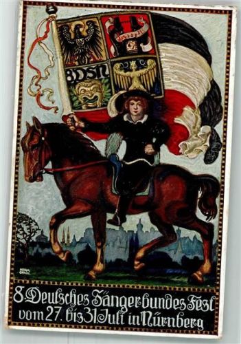 Nürnberg 1912 sign. Herm. Gradl Wappen