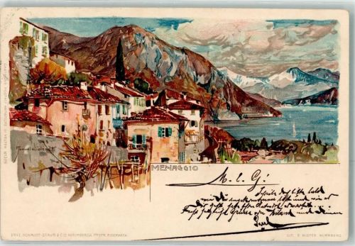 Menaggio 1903 sign. Manuel Wielandt