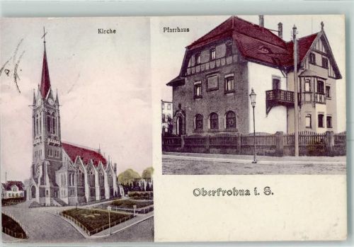 Limbach-Oberfrohna Kirche Pfarrhaus