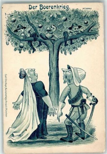 1900 Karikatur Der Boerenkrieg Verlag Carl Otto Haydt Nr. 6062