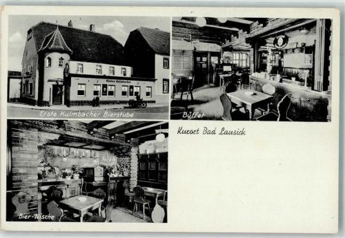 Bad Lausick Erste Kulmbacher Bierstube Büffet Motorrad Klavier Puppe
