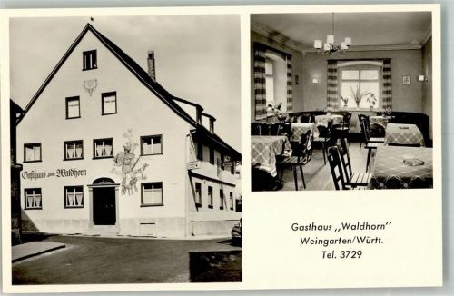 Weingarten Gasthaus Waldhorn