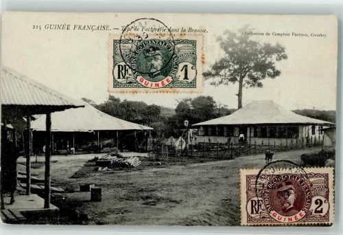 Conakry Type de Factorerie dans la Brousse Ort lt. Stempel