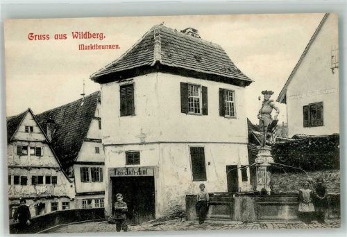 Wildberg Marktbrunnen Fass-Aich-Amt