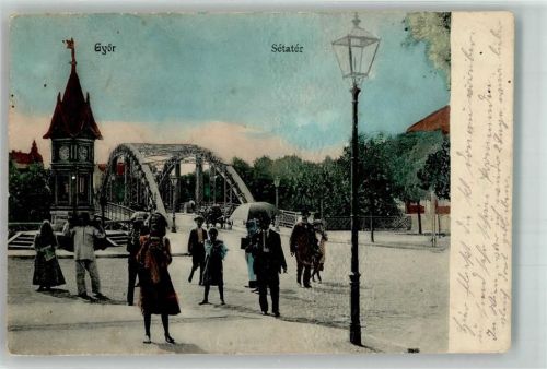 Raab Györ 1911 Foto AK