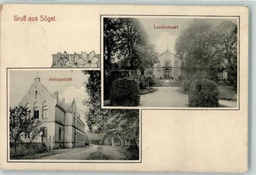 Sögel 1910 Amtsgericht Landratsamt
