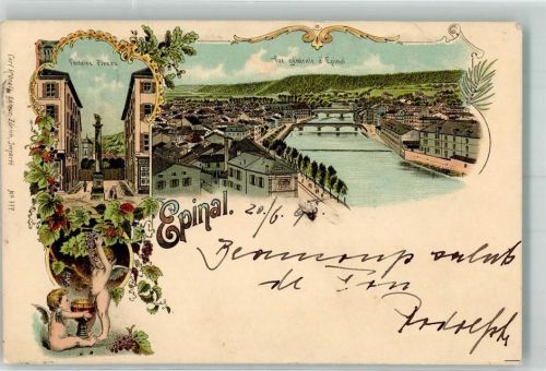 Epinal 1898 Fontaine Pineau Engel Verlag Künzli