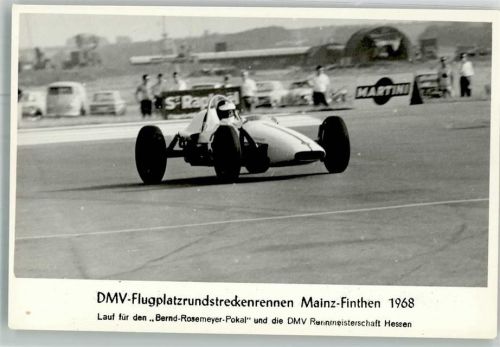 Mainz Autorennen DMV Flugplatzrundstreckenrennen 1968