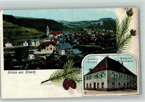Elzach 1911 Restaurant v. Karl ERhardt, Panorama AK