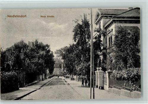 99192 O5103 Neudietendorf 1909 - Neue Straße AK