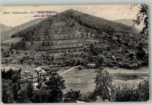 Unterwasser 1922 Hotel Unterwasser