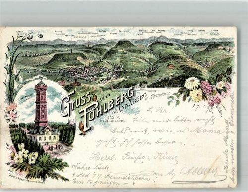 Annaberg-Buchholz 1898 Pöhlberg Aussichtsturm