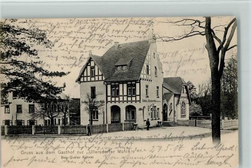 Ullersdorf 1907 Gasthof zur "Ullersdorfer Mühle" AK