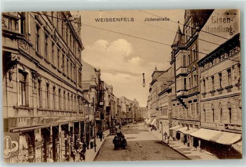 Weißenfels 1918 Jüdenstraße